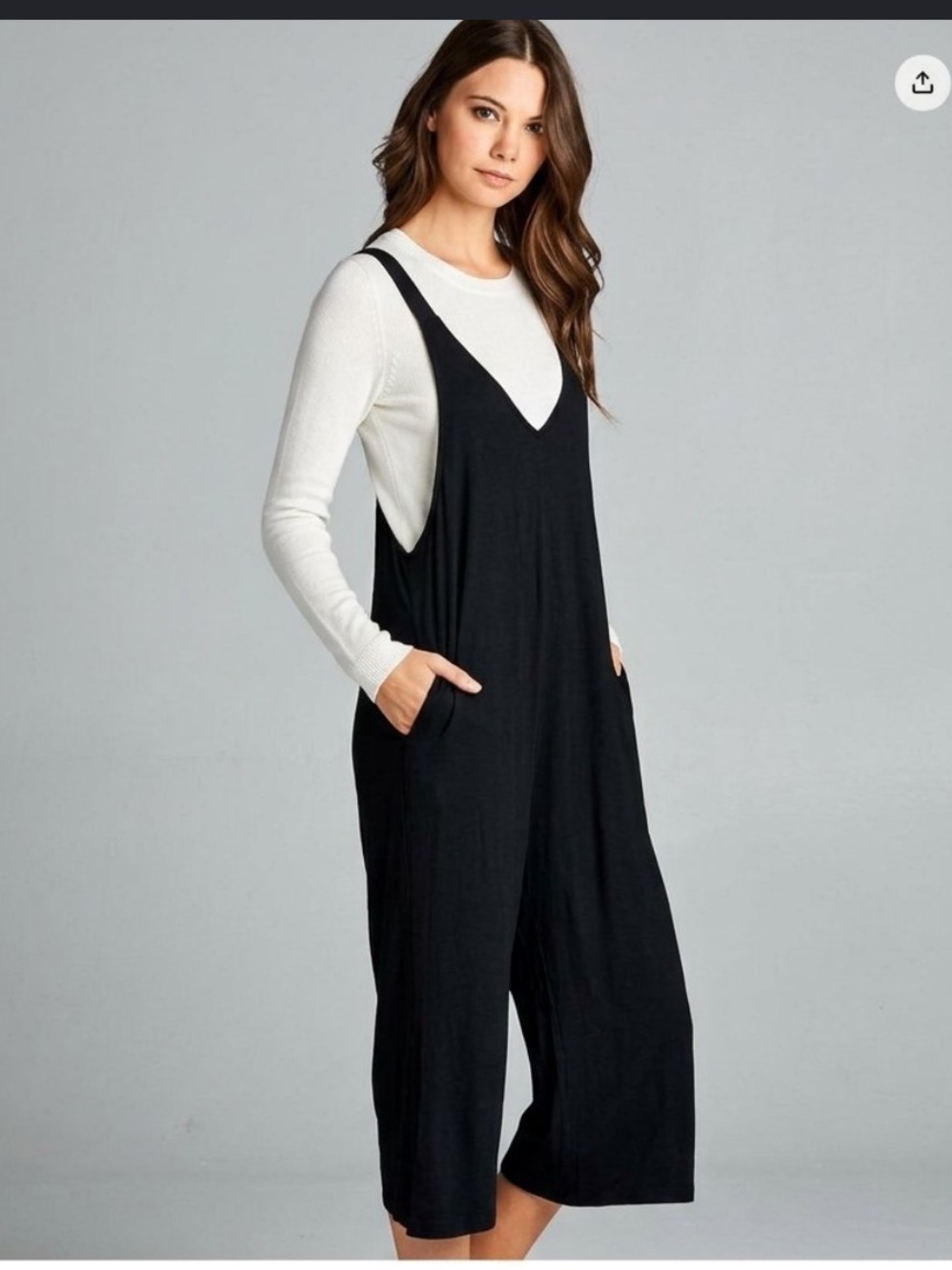 Loving People cropped onesie romper